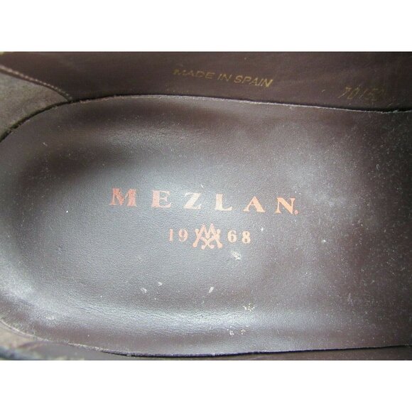 Mezlan Mens Black Suede Loafer Dress Shoes 9 Horse Bit Slip On main image 6